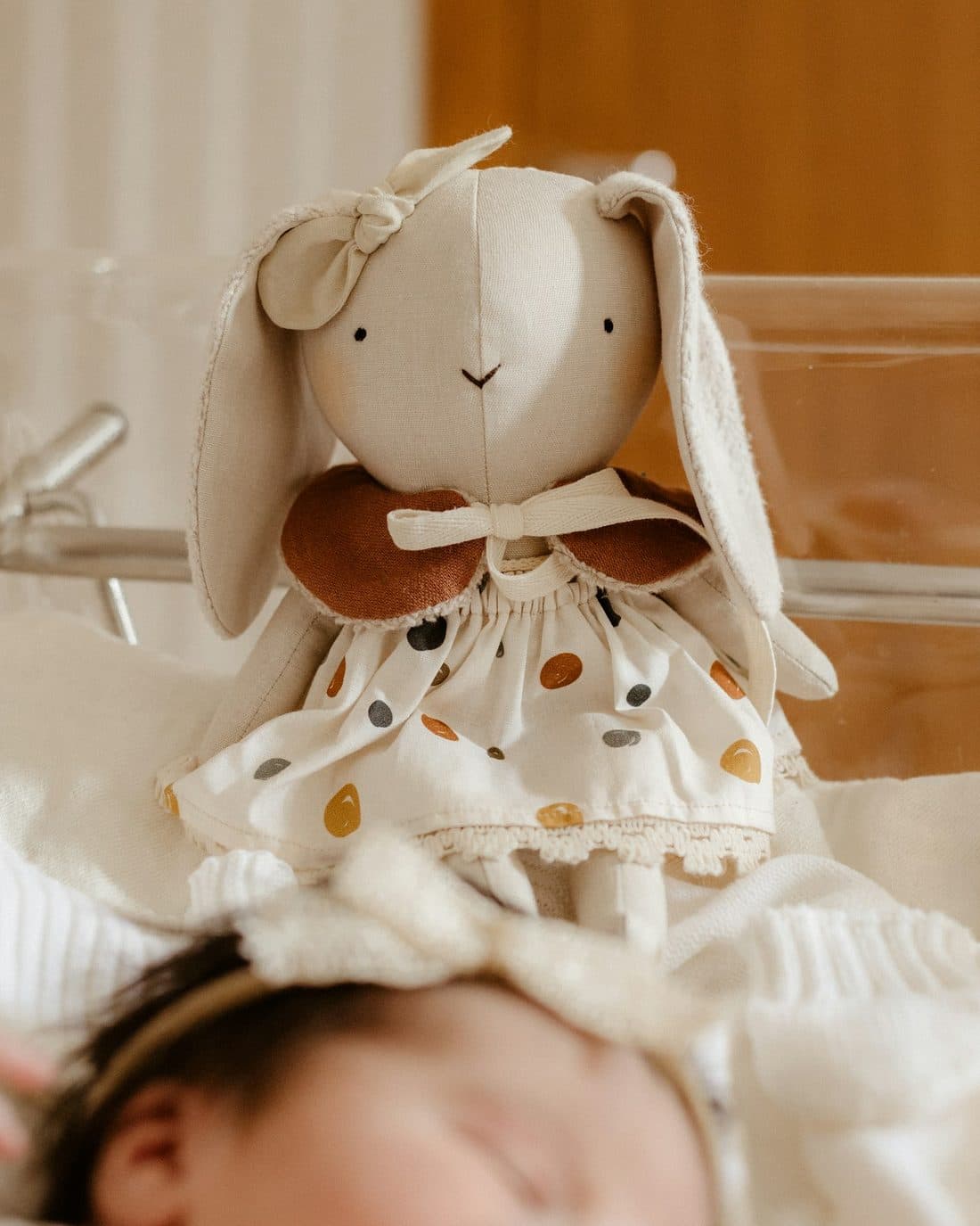 The Bunny Comforter in Floral